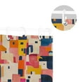 thumbnail image 5 of Yayeee Shower Curtain with Hooks 72"x72" Waterproof Fabric Bathroom Hanging Decor, Art Geometric, 5 of 5