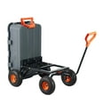 thumbnail image 7 of Dump Cart Garden, 1500 lbs Heavy Duty Poly Utility Wagon with 13 inch Tires & 2-in-1 Handle, 7 of 7