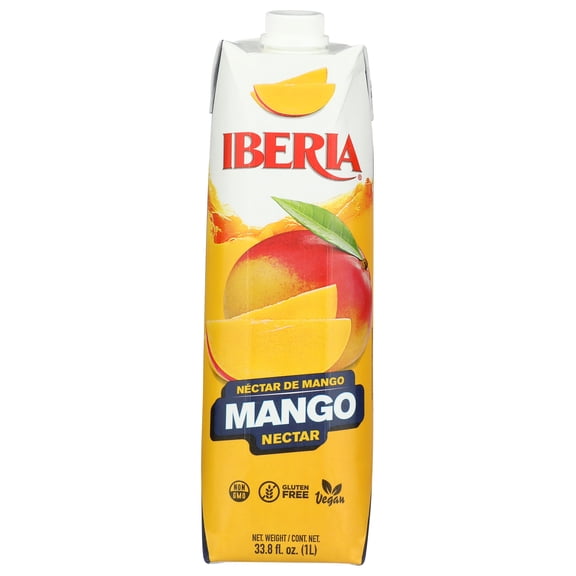 Pack of 12, Iberia Mango Nectar, 33.8 fl oz
