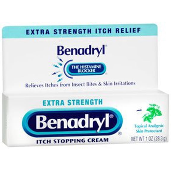 Benadryl - Itch Relief - 2% / 0.1% Original Strength Cream - 1 Each - 1 oz. Tube - McK