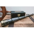 thumbnail image 3 of Maritime Vintage Collectible Marine Victorian Antique Brass Handheld Telescope with Wooden Box Décor Nautical Vintage, 3 of 4