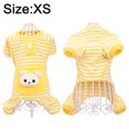 thumbnail image 2 of Ropa de cuatro patas para mascotas Ropa para mascotas con bolsillo trasero Ropa para perros a rayas MFZFUKR xs, 2 of 5