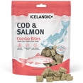 thumbnail image 6 of Icelandic+ Cod & Salmon Combo Bites Dog Treat 3.0-oz Bag, 6 of 7
