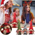 thumbnail image 1 of Xihbxyly Muñeco de Anciano Navideño Sin Rostro, Cuerpo de Algodón Suave, Base de Arena con Peso, Encantador Adorno de Mesa, Adorno Festivo para El Hogar o La Oficina, Accesorio para Fiestas Navideñas, 1 of 1