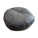 thumbnail image 5 of Cojín de suelo redondo Cojín de suelo Cojín decorativo Diámetro 40 cm Cómodo Suave Gris profundo, 5 of 7