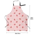 thumbnail image 4 of Rateoe Floral Strawberr Aprons with Pocket,Men Womens Aprons Waterproof Adjustable Cooking Aprons for Kitchen Gardening and Salon, 4 of 7