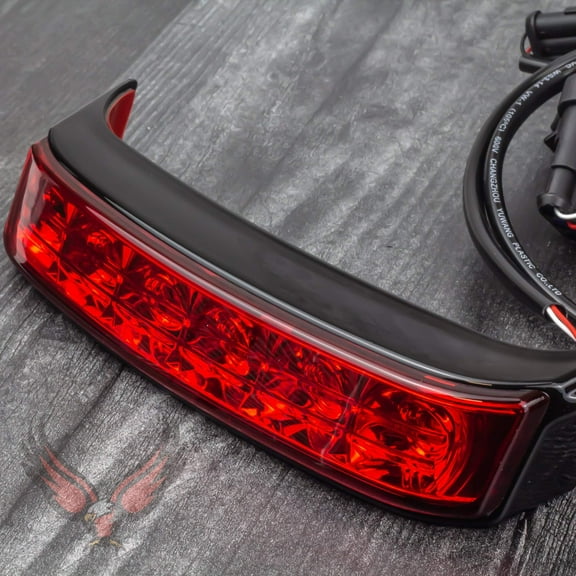 Eagle Lights Saddle-Lights Gloss Black Saddle Bag LED Lights for 2014 to Current Harley Davidson Touring Models