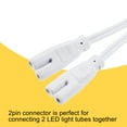 thumbnail image 4 of Unique Bargains 100cm 2 Pin Double End Cords T4 T5 T8 LED Tubing Lamp Connecting Wire 4 Pack, 4 of 6