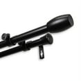 thumbnail image 2 of InStyleDesign  Diego Adjustable Double Curtain Rod Black 48 to 84 inch Black Finish, 2 of 5