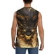 thumbnail image 4 of Balery Cool Black Gold Dragon Camisetas sin mangas para hombre, absorbe la humedad y protege contra el mal olor.-Large, 4 of 7