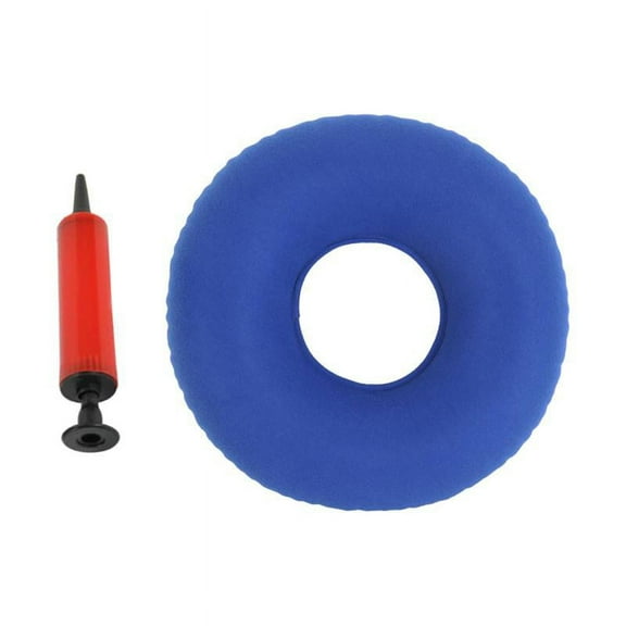 Inflatable Donut Cushion Wheelchairs Seat Cushion Hemorrhoid Seat Pillow Coccyx Pressure Relief 15'' for Postpartum Tailbone Pain