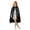 Black, variant on REDARER Kids Shiny Metallic Hooded Cape Cloak Cosplay Mantle Outfit for Halloween Party Fancy Dress Up Role Play Stage Performance,One Size