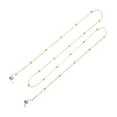 thumbnail image 1 of Langgg Chaîne pour Lunettes de Vue Support de Lunettes Cordon de Lecture Perles Lanière Collier, 1 of 8