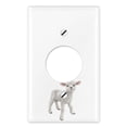 thumbnail image 1 of WIRESTER 1-Gang 1.406-Inch Hole Device Telephone/Cable Blank Receptable Wall Plate Cover, Nursery Baby Sheep Lamb, 1 of 6