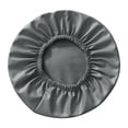 thumbnail image 2 of Taburete redondo Zulema Funda para silla Protector de silla Gris, 2 of 8