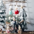 thumbnail image 2 of Inteprter Ángel de Navidad de juguete, muñecos de peluche, adornos colgantes para árbol de Navidad, decoración del hogar, regalo para niños Kits de decoración para fiestas gris, 2 of 6