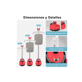 thumbnail image 3 of Plancha Vertical Vapor Para Ropa Desinfecta Vaporizador 2 en1 Rojo, 3 of 4