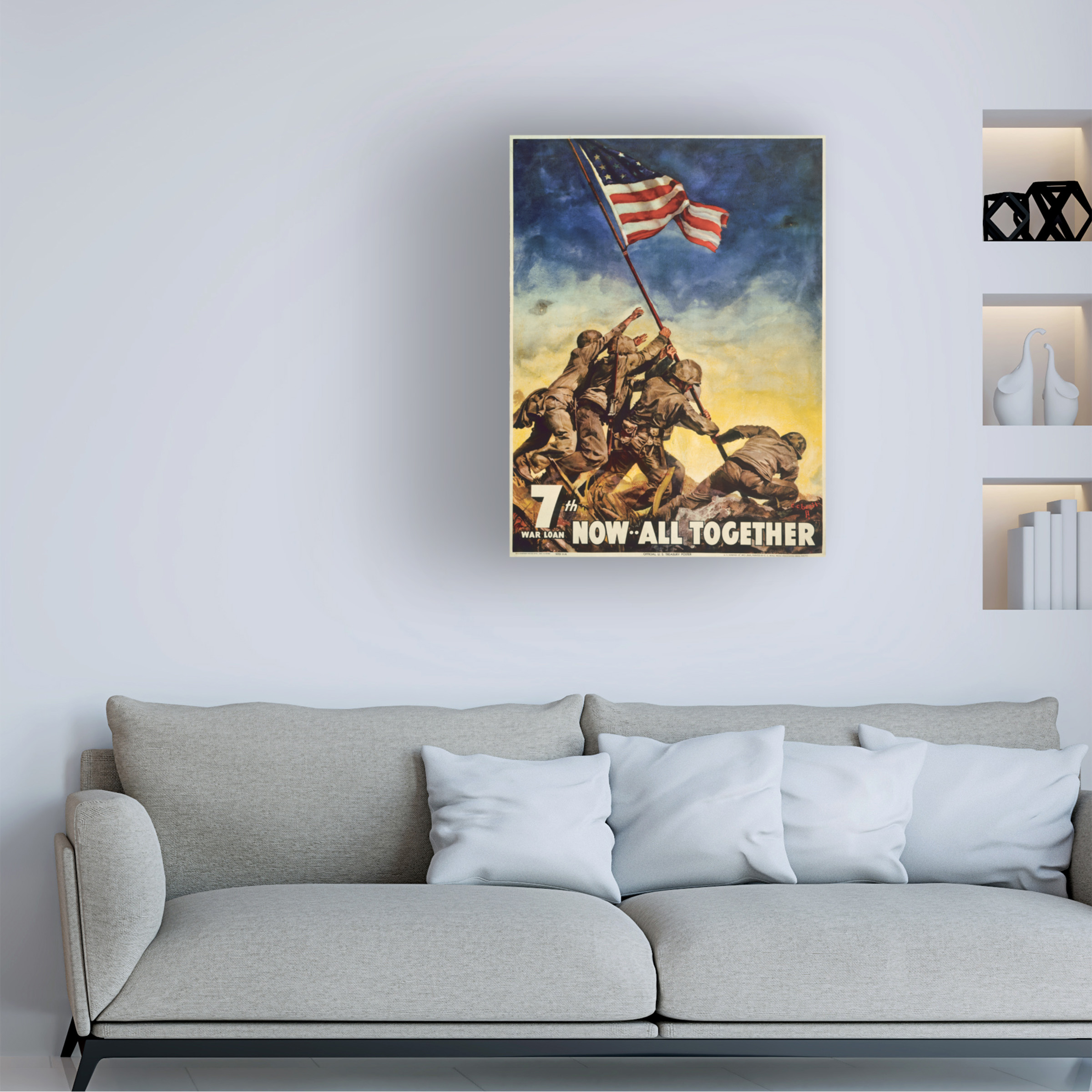 Print Collection 'Marines All Together' Canvas Art