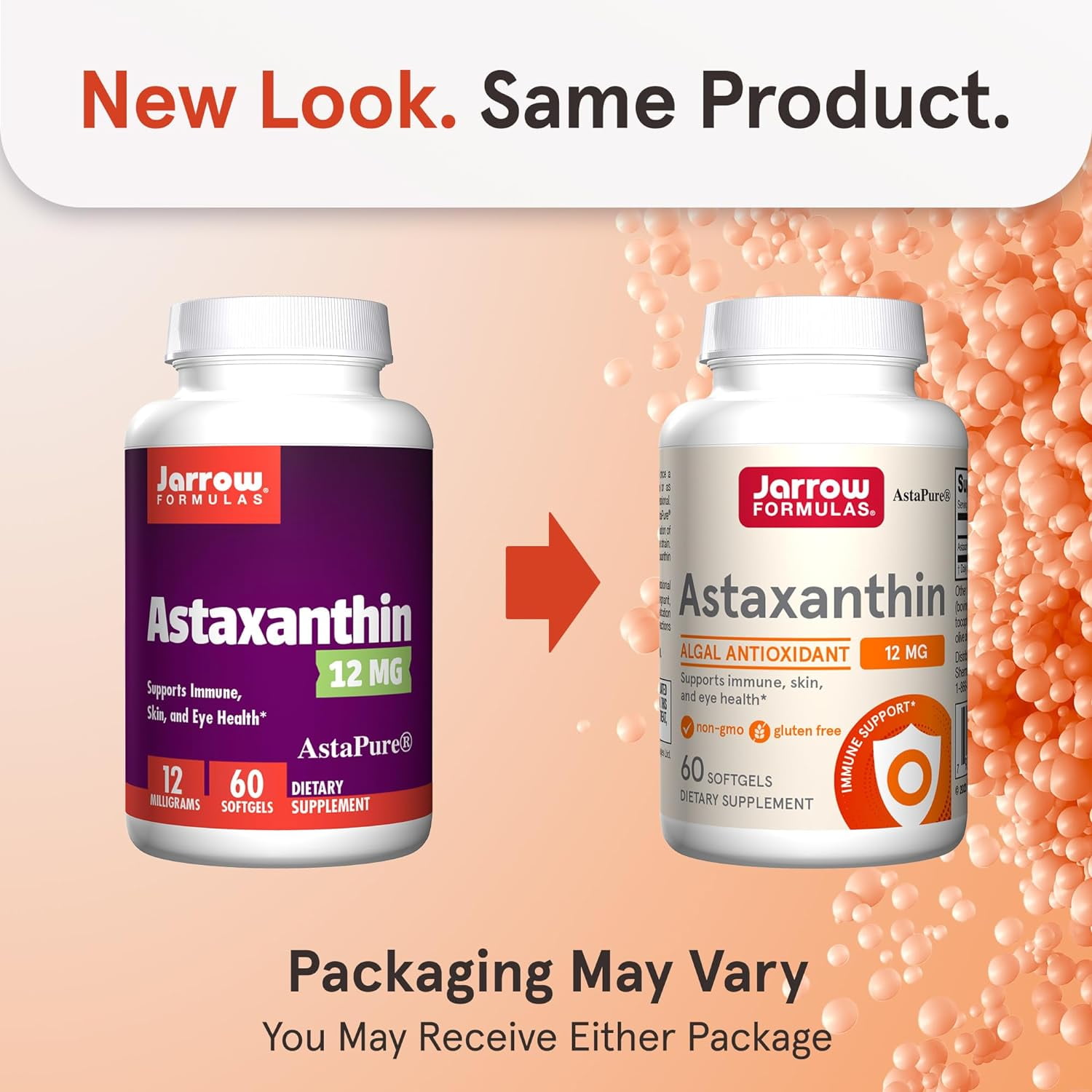 Jarrow Formulas Astaxanthin, 12 mg, 60 Softgels