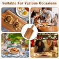thumbnail image 5 of 10 Paquetes De Tablas De Cortar De Madera De Acacia Tabla De Cortar Lisa De 15 X 7 Pulgadas Con Asas Tabla De Servir Grande Tabla De Cortar De Cocina De Madera A Granel Con Cuerdas Para Verduras Carne, 5 of 5