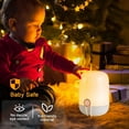 thumbnail image 2 of LINLIN Night Light,Touch Lamp for Bedrooms Living Room Portable Bedside Lamps Rechargeable Table Lamp Stepless dimming,Portable Lanyard,Warm White Light & Color Changing, 2 of 9