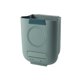 thumbnail image 1 of Cubo de basura para colgar en el gabinete que ahorra espacio Cubo de basura plegable de gran apertura con organizador de bolsas de basura Cubo de basura para baño 13L, verde Inevent HA009560-02B, 1 of 6