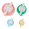 thumbnail image 2 of 4 Count Pom-Pom Makers Set, Colorful Plastic Yarn Ball Weaving Tools with Ergonomic Handles, Easy-to-Use Craft Accessories for Creating Fluffy Pom-Poms for DIY Knitting, Crochet Projects, Home Decor, 2 of 7