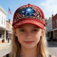 thumbnail image 3 of US 250th Anniversary Faith Art Print Hat Patriotic American Flag Cap Color A Size 20, 3 of 5