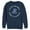 Navy Blue, variant on Men's Lilo & Stitch I Have No Idea  Sweatshirt Navy Blue Medium