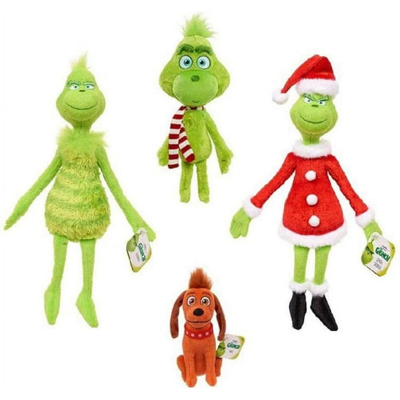 Grinch Christmas Plush Doll How The Grinch Stole Stuffed Animals Green Monster Soft Stuffed Plush Christmas Home Decoration Ornaments Birthday Kids Gift