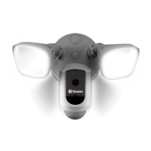 Swann WiFi Floodlight 1080P Security Surveillance Camera White