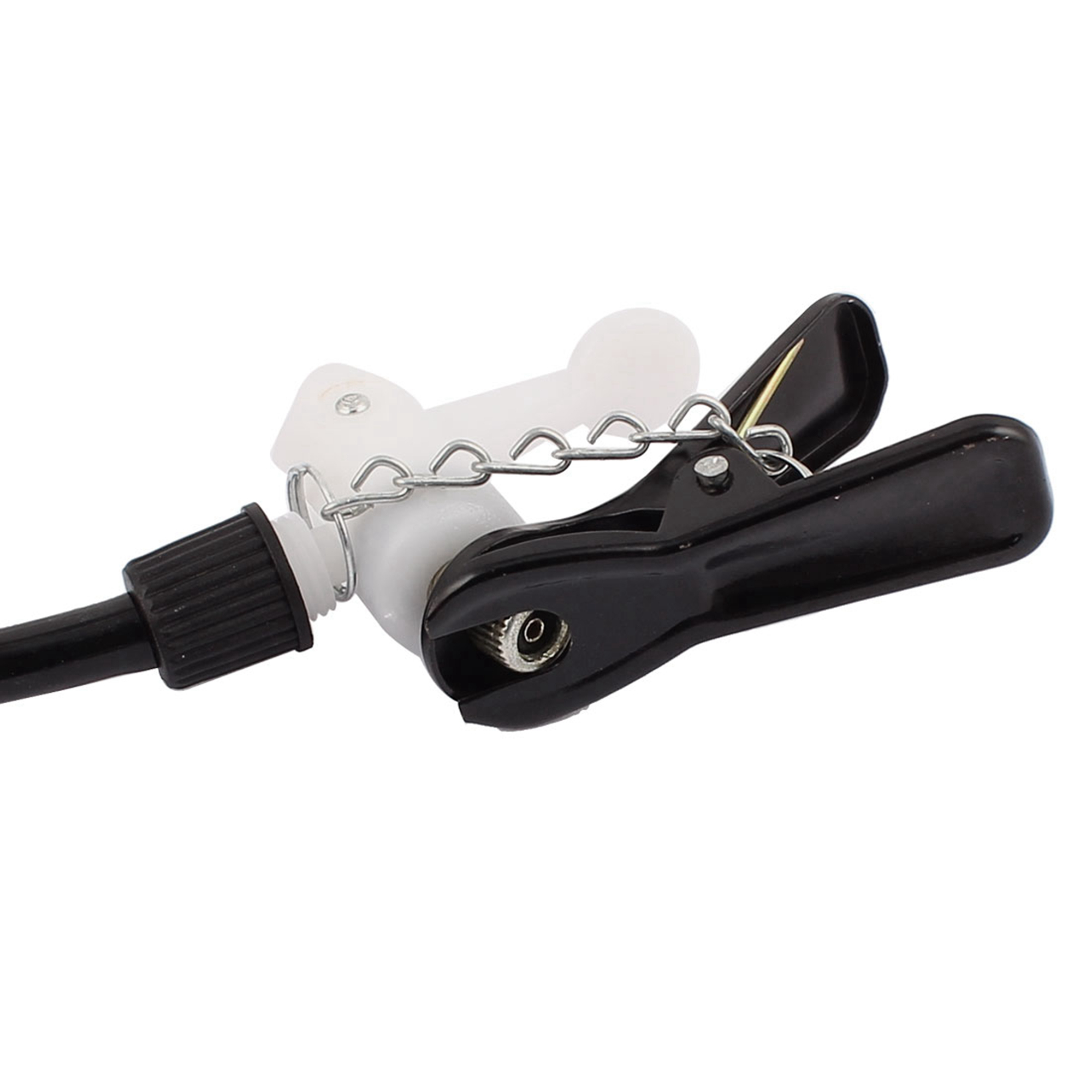 Unique Bargains Portable Hand Air Pump for Bike Ball, Silver Tone Black