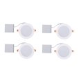 thumbnail image 1 of Strak LED, 6-inch Round Slim Panel, Cool White 6000K, Dimmable (4Pack), 1 of 2