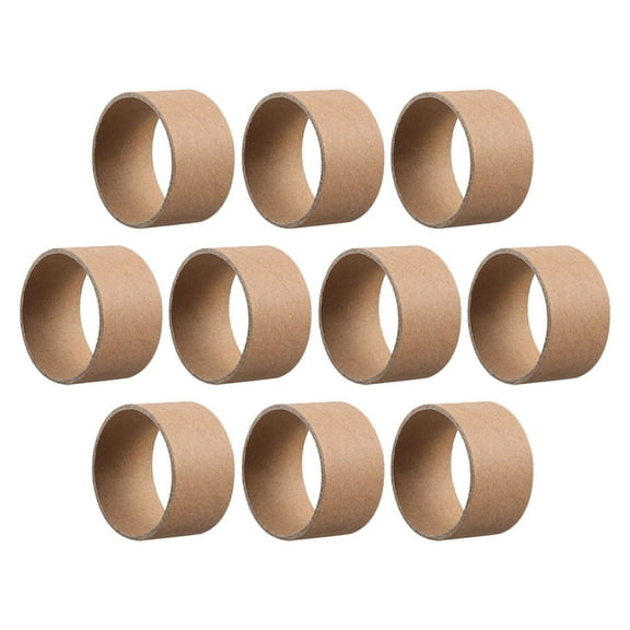 Luxshiny 10Pcs Bulk Kraft Cardboard Tubes for DIY Crafts Drawing and Home Decor