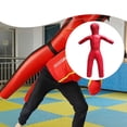 thumbnail image 6 of Grappling Dummy Jiu Training Dummy Boxing Practice PU Leather Unfilled 110cm Tall Kids Home Gym, 6 of 9