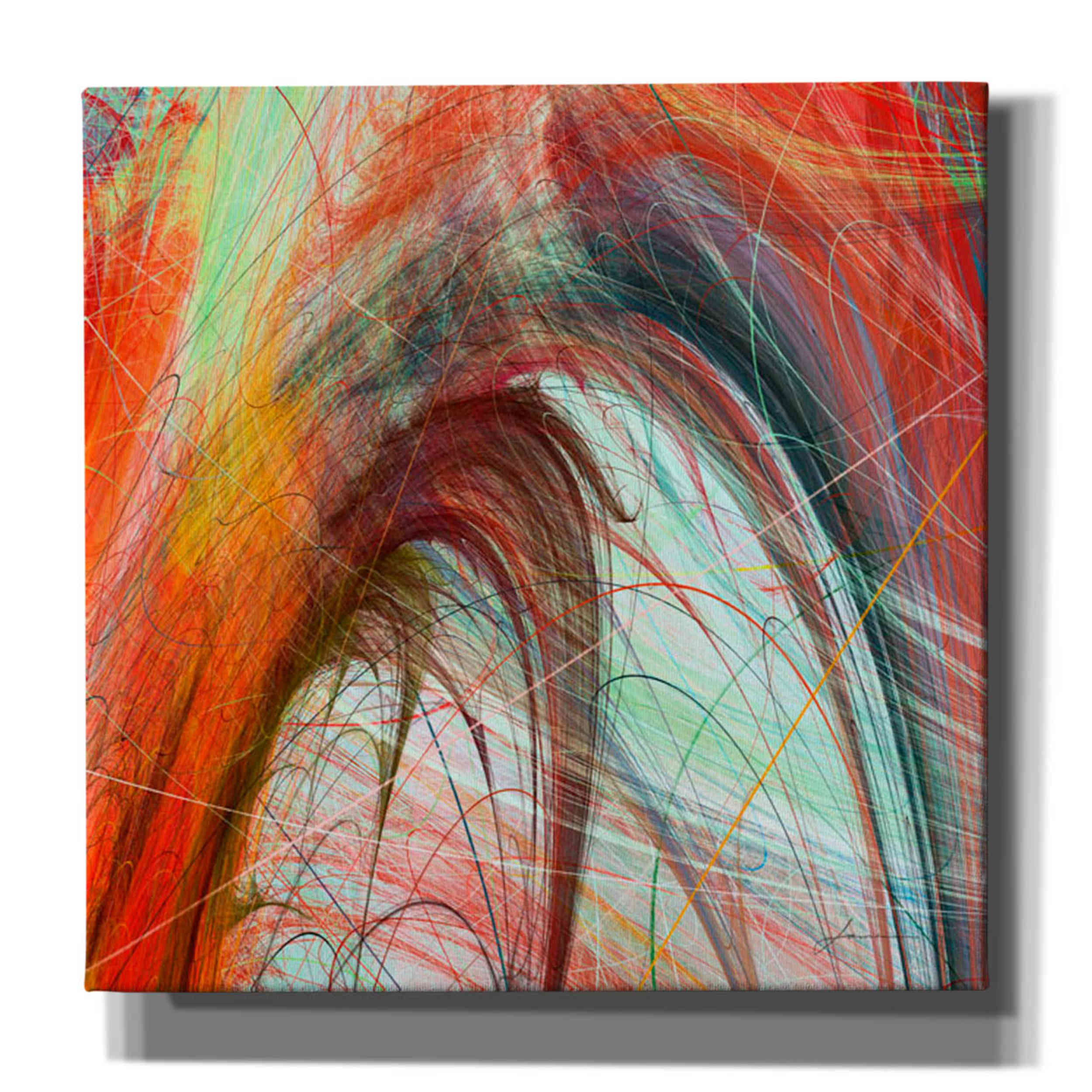 Epic Graffiti 'String Tile II' by James Burghardt, Canvas Wall Art, 12