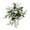 Red, variant on Artificial Mistletoe Hanging Decor, Realistic Greenery Picks with Red Accents, Glittery Christmas Ornament for Couples, Home & Holiday Party Decoration, 4.72*1.57*9.84in, White