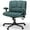 Green with Wheels and Armrest, variant on SOONTRANS Criss Cross Chair with Wheels and Arms, Ergonomic Cross Legged Adjustable Swivel Chairs with Thick Cushion, Oversized Wide Seat Office Desk Comfy Chair for Home Office Vanity, Beige