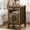 Walnut, variant on Einhomn 24"H Farmhouse Nightstand with Charging Station, Drawer & Shelf, Wood Bedside Table Night Stand for Bedroom Living Room