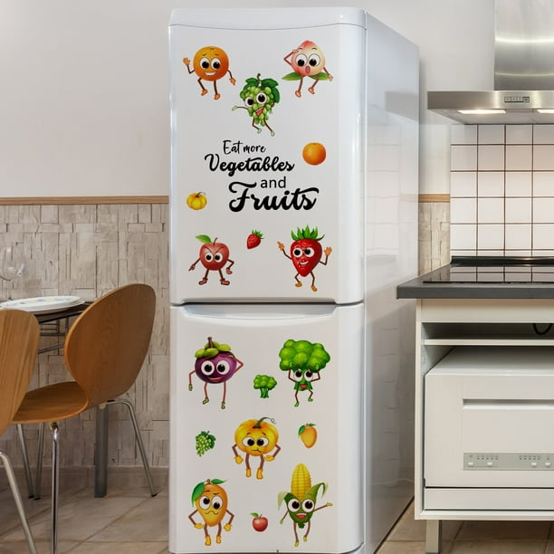 Gel Grueso De Verduras Para Niños Calcomanías Decorativas | Meses Sin