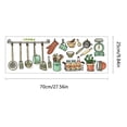 thumbnail image 2 of TIMIFIS Stickers Cutlery Kitchen Utensils Kitchen Wall Stickers Personal Creative Kitchen Layout Wall Stickers As Living Room Wall Decoration Halloween DecorationsFall, 2 of 7