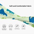 thumbnail image 4 of Yiaed Cute Dinosaur Blue Green Print Sports Headbands,Moisture Wicking Workout Headband, Sweatband Headbands for Running,Cycling for Women and Men, 4 of 8