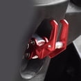 thumbnail image 4 of 2Pcs Scooter Front Sturdy Metal Hook Hanging Helmet Riding Bag Grip Storage Rack 2Pcs Silver, 4 of 9