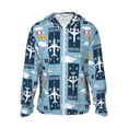 thumbnail image 2 of Lsque Airplanes and Aviation Signs UPF 50+ Lightweight Sun Protection Men's Women's Long Sleeve Shirt, Hoodie Performance -3X-Large, 2 of 9