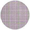 thumbnail image 2 of Addison Rugs Chantille Indoor/Outdoor Transitional Geometric, Abstract Purple Washable Round Rug, 8' x 8', 2 of 6