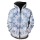 thumbnail image 1 of Sudadera con capucha y cremallera de mandala para hombre, con estampado 3D, para adolescentes, primavera, estilo hip hop, informal, divertida, de manga larga, con capucha, 1 of 6