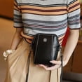 thumbnail image 2 of SQDWYGG All-match Vertical Cellphone Bag, Crossbody Leather Shoulder Bags and Clutches, Women Crossbody Handbags Retro Messenger Bag,Black, 2 of 6