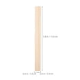 thumbnail image 2 of Minkissy 50Set Square Wooden Dowel Rods 15.8X0.4X0.4In Khaki For Diy Material, 2 of 6