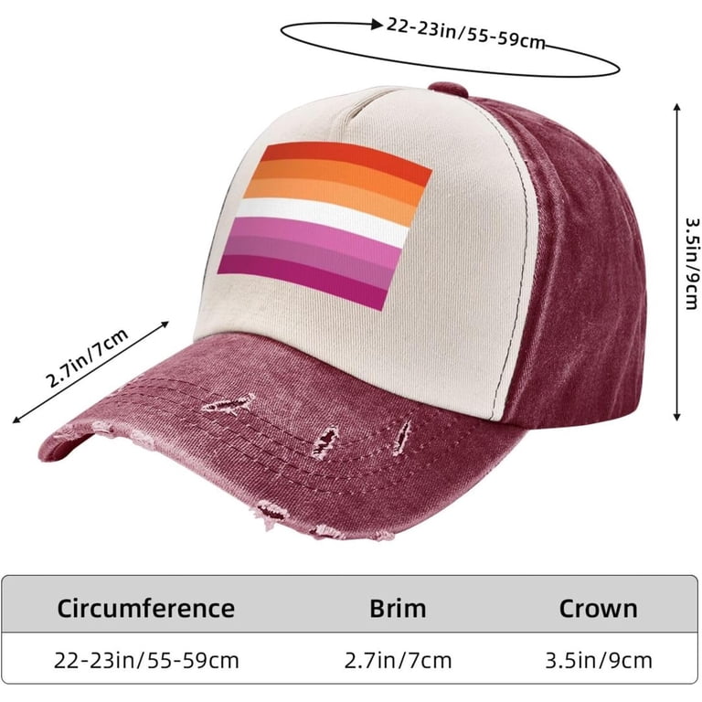 Whitea And Red Unisex pride rainbow baseball hat Custom Queer Trucker Hat | Pride Snapback Hat | Pride Socks main image 4