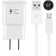 Swadaws Charger for Samsung Galaxy S7, Android Phone Adaptive Fast Charging Wall Charger Adapter Kit with Micro 2.0 USB